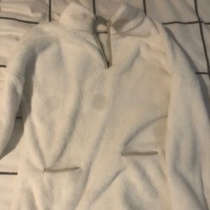 Fluffy half zip up.